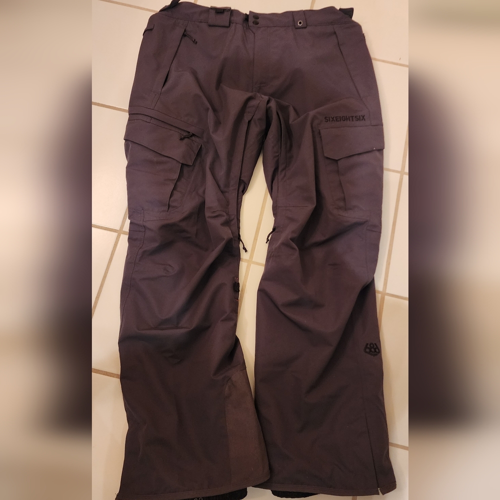 686 Smarty 3-in-1 Cargo Snow Pants - Men's XXL Charcoal